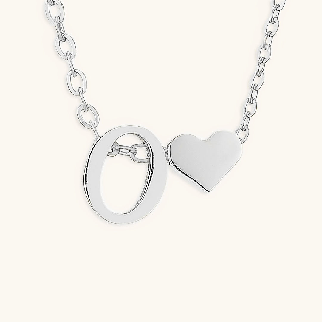 Initial Letter Necklace | Personalized Gold-Plated Stainless Steel 53
