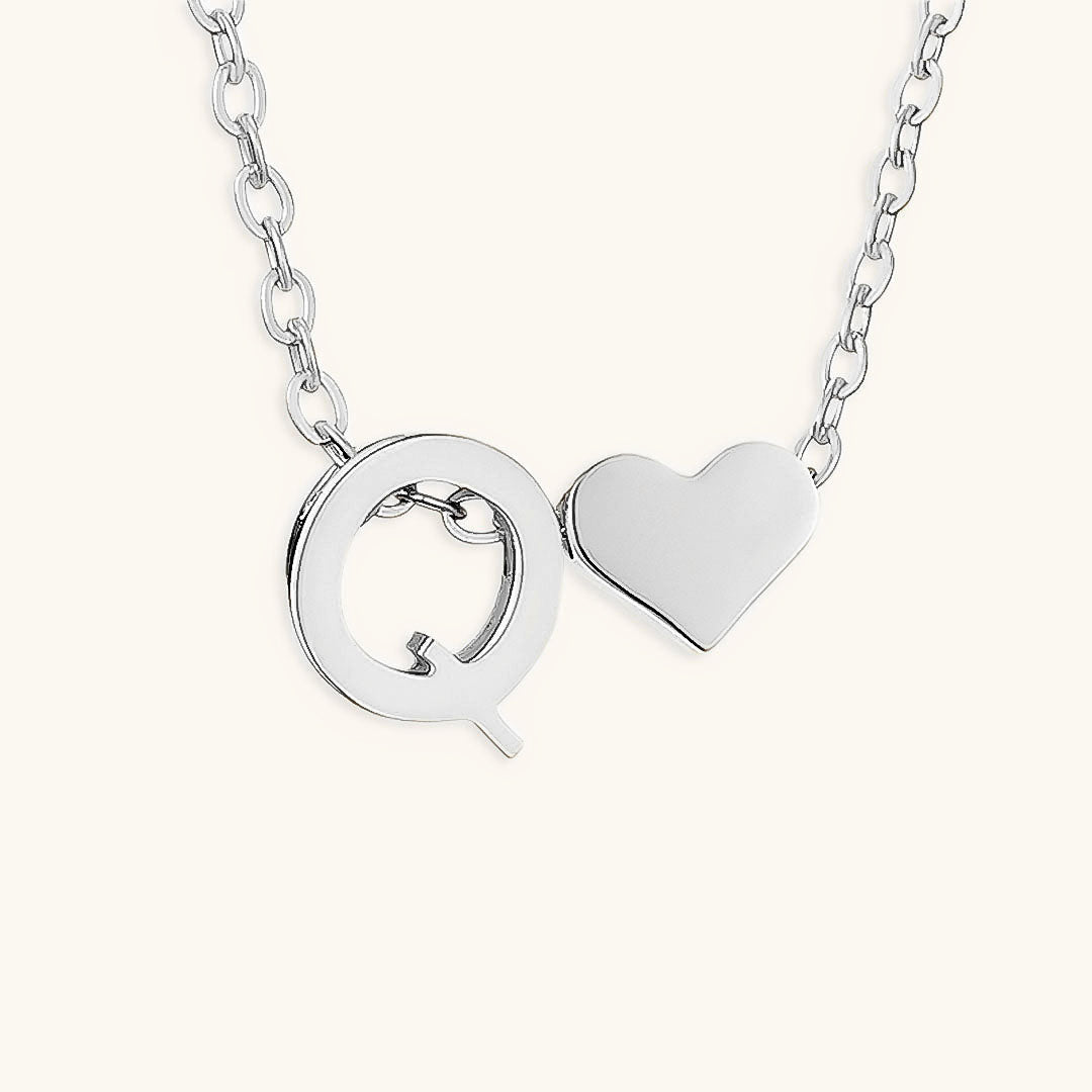 Initial Letter Necklace | Personalized Gold-Plated Stainless Steel 9