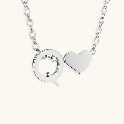 Initial Letter Necklace | Personalized Gold-Plated Stainless Steel 9