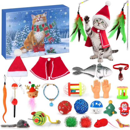 Interactive Cat Advent Calendar | Engaging Toys for Holiday Fun 0