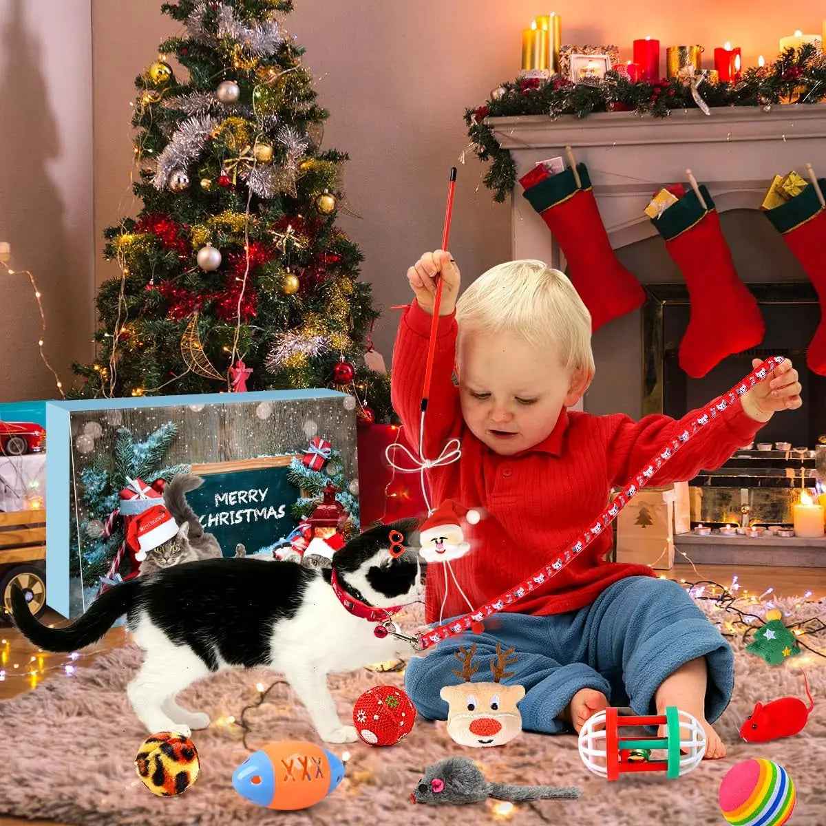 Interactive Cat Advent Calendar | Engaging Toys for Holiday Fun 5