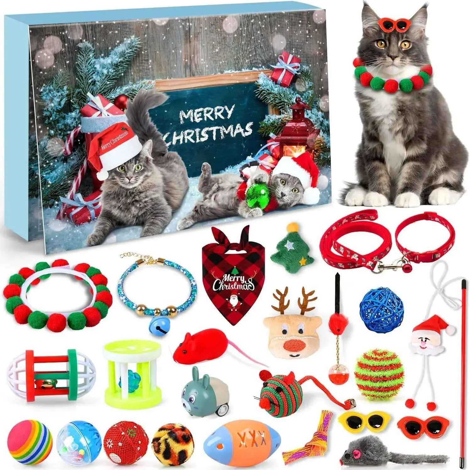 Interactive Cat Advent Calendar | Engaging Toys for Holiday Fun 6