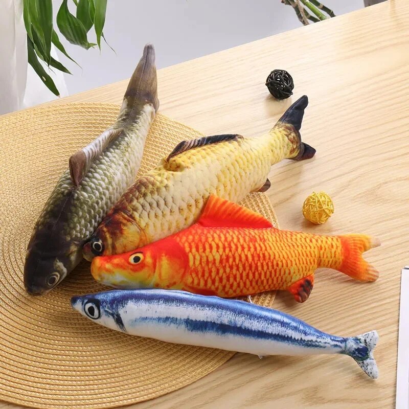 Interactive Dog Toy | Realistic Moving Fish with Smart Motion Sensor 2