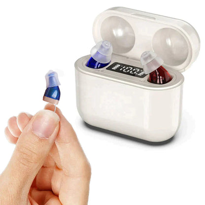 Invisible Rechargeable Hearing Aids | Noise Reduction for Light to Moderate Hearing Loss 0