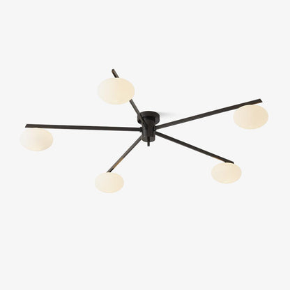 Jasper Ceiling Lamp | Modern Minimalist Design with White Glass Shade 1