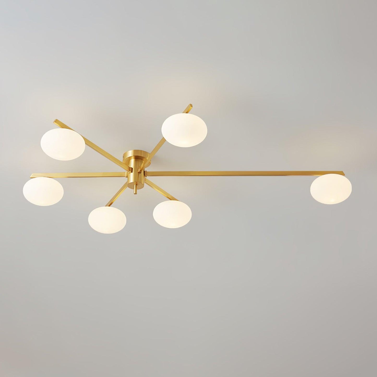 Jasper Ceiling Lamp | Modern Minimalist Design with White Glass Shade 10