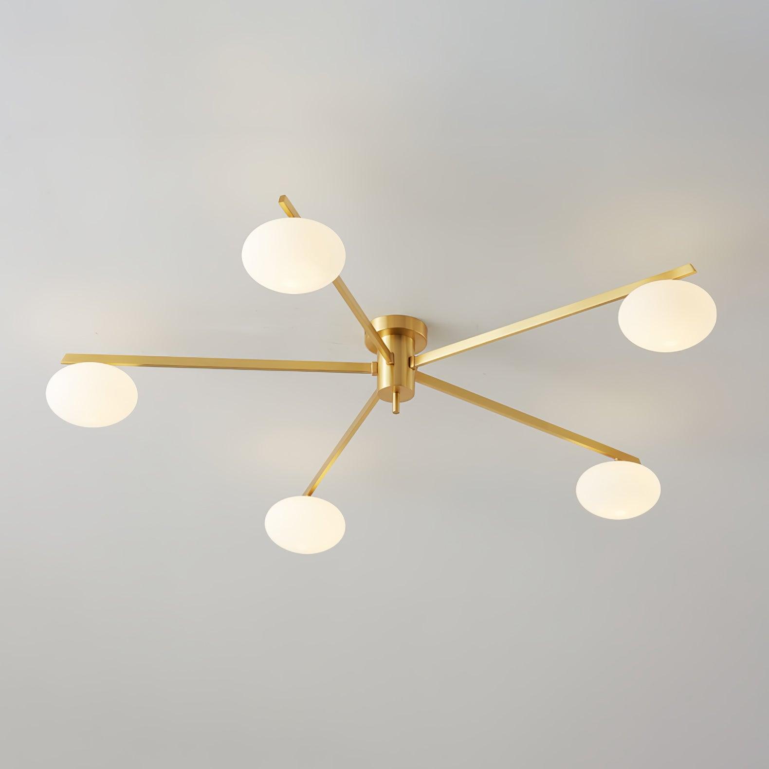 Jasper Ceiling Lamp | Modern Minimalist Design with White Glass Shade 11