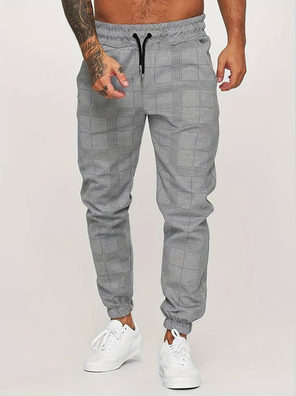 Jogging Pants | Modern Checked Design for Versatile Comfort 0