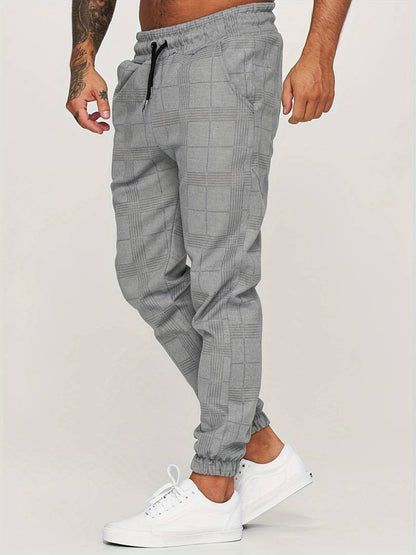 Jogging Pants | Modern Checked Design for Versatile Comfort 1