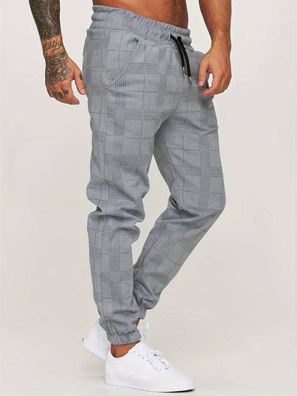 Jogging Pants | Modern Checked Design for Versatile Comfort 2
