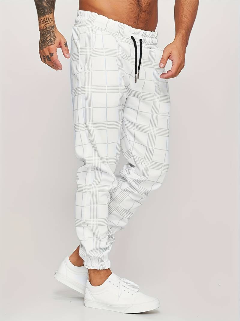 Jogging Pants | Modern Checked Design for Versatile Comfort 5
