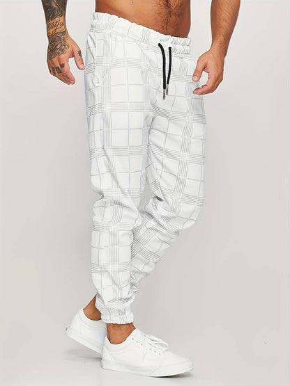 Jogging Pants | Modern Checked Design for Versatile Comfort 5