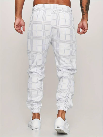 Jogging Pants | Modern Checked Design for Versatile Comfort 7