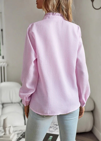 Johanne Long Sleeve Blouse | Romantic Ruffle Design for Elegant Style 7