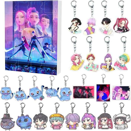 K-Pop Fantasy Advent Calendar | 24 Unique Collectible Keychains 0