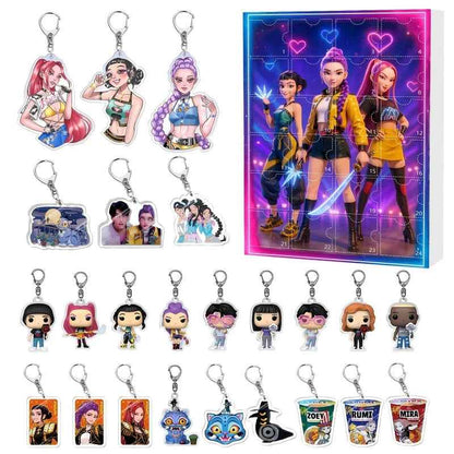 K-Pop Fantasy Advent Calendar | 24 Unique Collectible Keychains 6