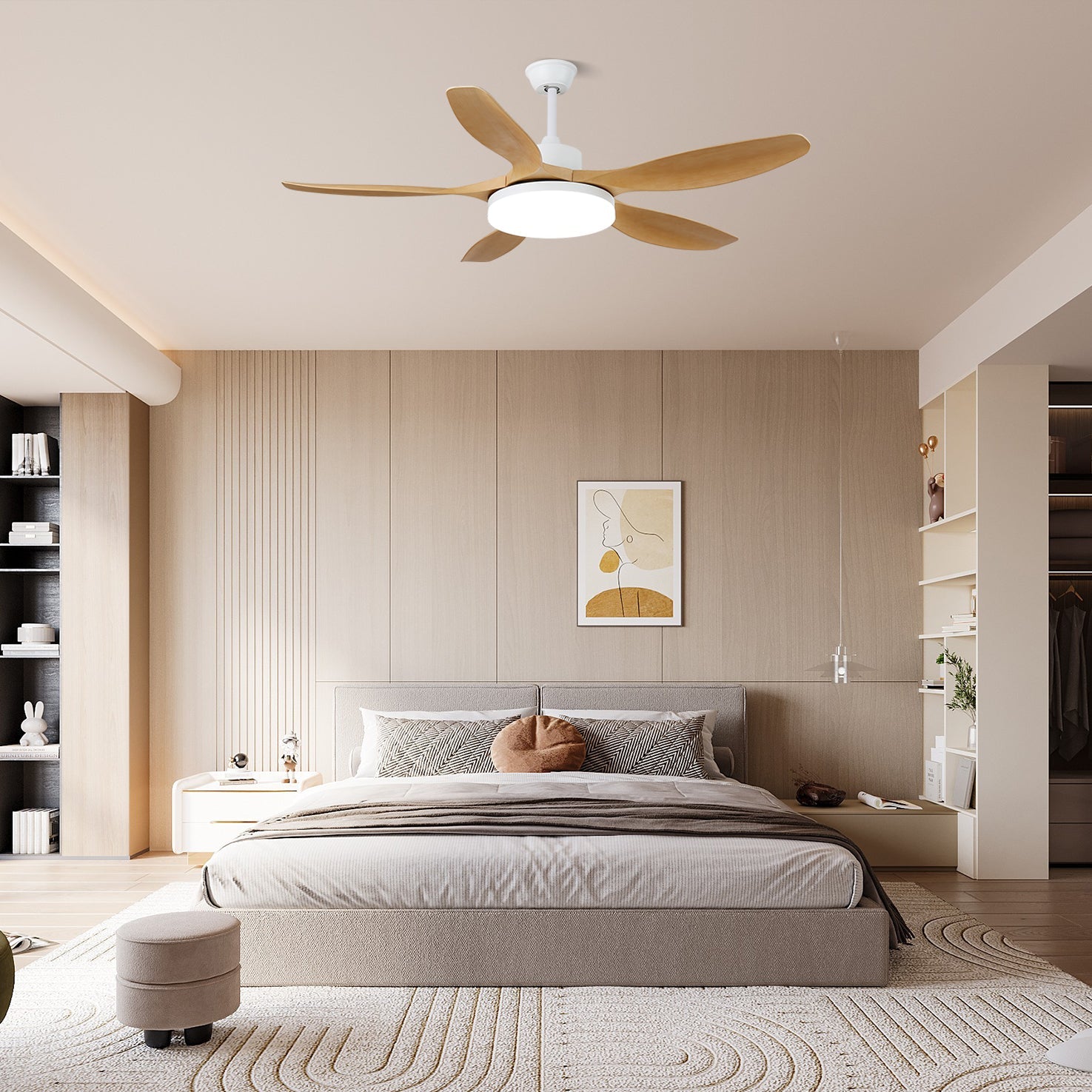 Keltis | 48/52 Ceiling Fan Light with Integrated LED and Remote Control 7