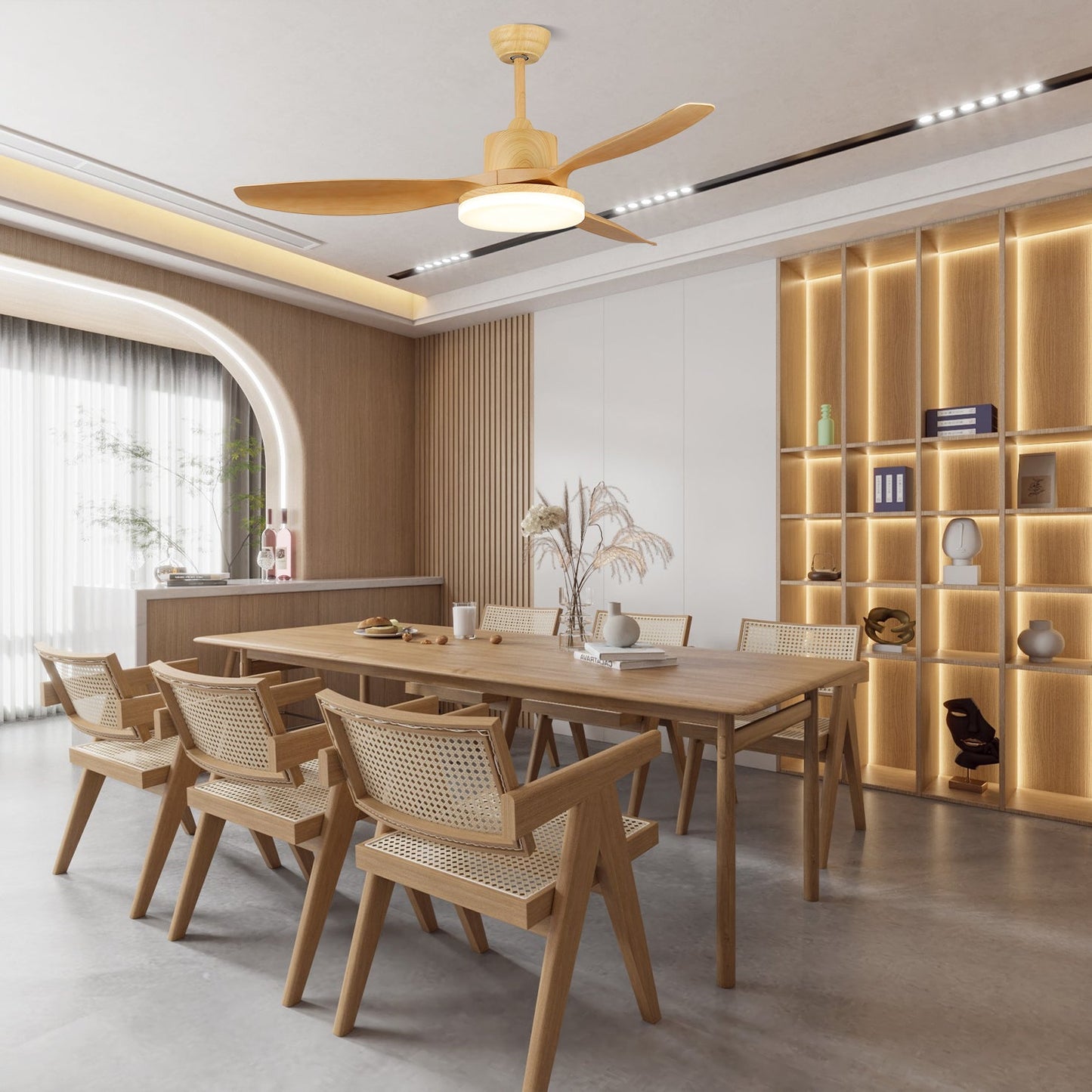 Keltis | 48/52 Ceiling Fan Light with Integrated LED and Remote Control 8