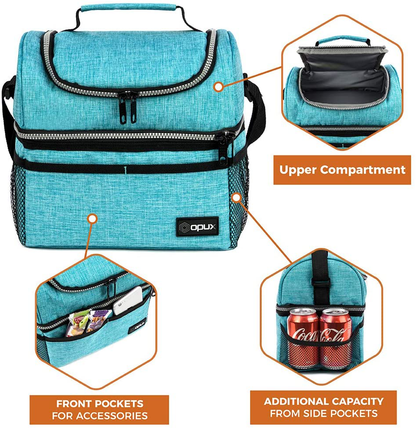 Kids Lunch Box | Insulated Double Compartment for Fresh Meals 3