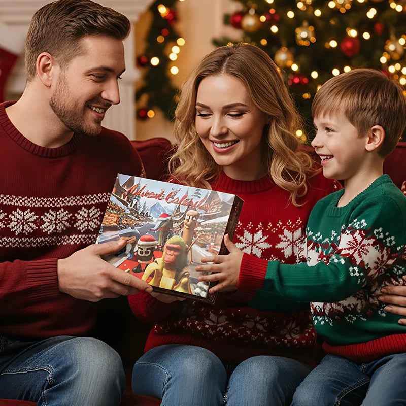 Kids' Advent Calendar | Colorful Figurines for Holiday Fun 2