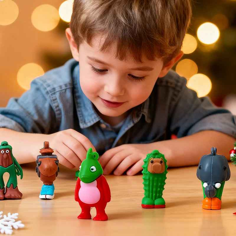 Kids' Advent Calendar | Colorful Figurines for Holiday Fun 3