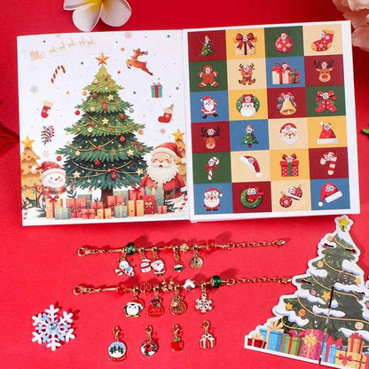 Kids' Christmas Countdown Bracelet Set | Colorful Beads for Festive Fun 3
