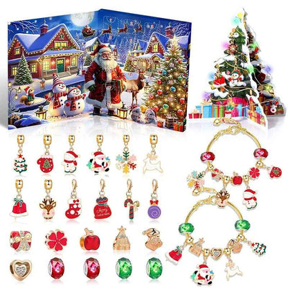 Kids' Christmas Countdown Bracelet Set | Colorful Beads for Festive Fun 5