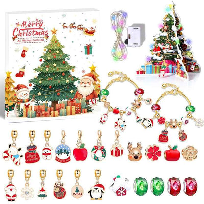 Kids' Christmas Countdown Bracelet Set | Colorful Beads for Festive Fun 8