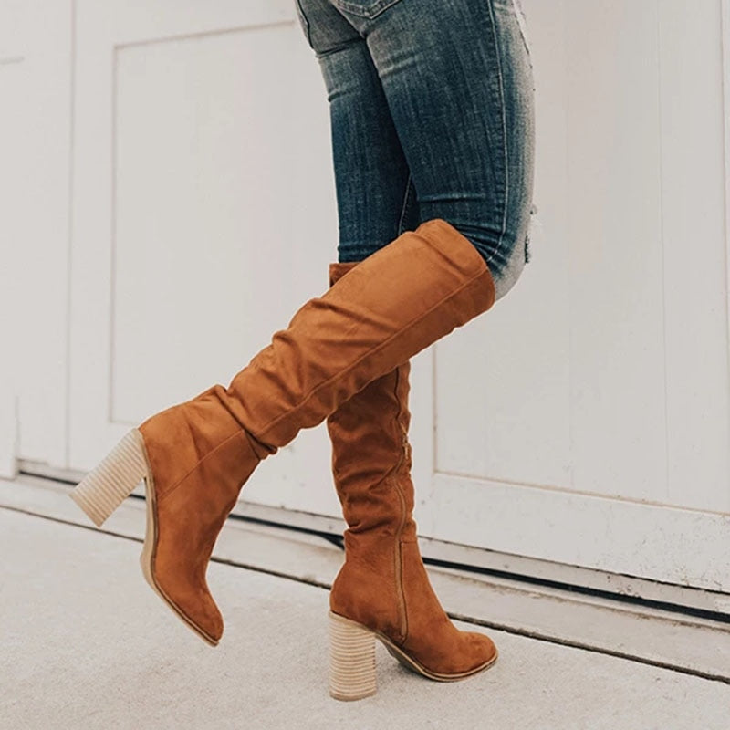 Knee High Boots | Premium Suede Design with Comfortable Fit for Women 1