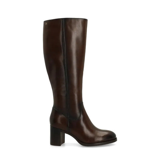 Knee High Boots for Women | Genuine Leather with Comfortable Block Heel 0