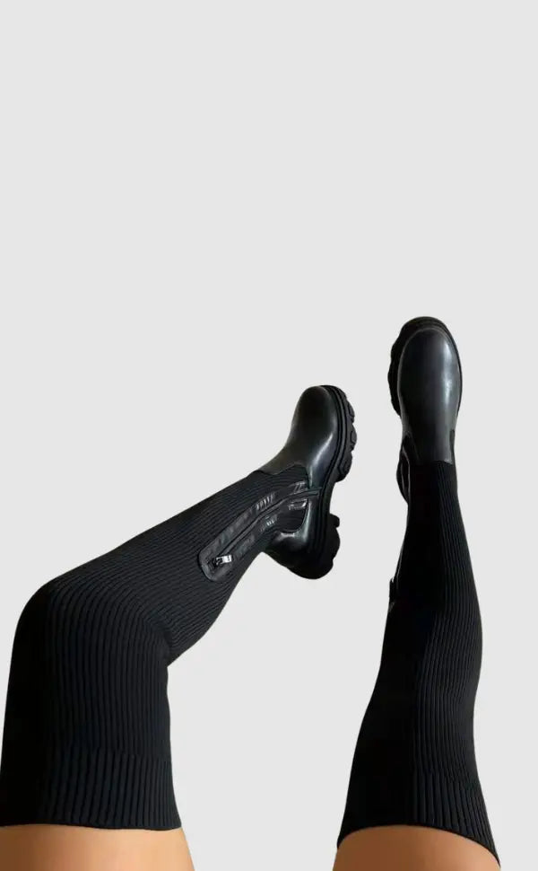 Knee High Boots for Women | Stretch Knit with Sleek Design 1