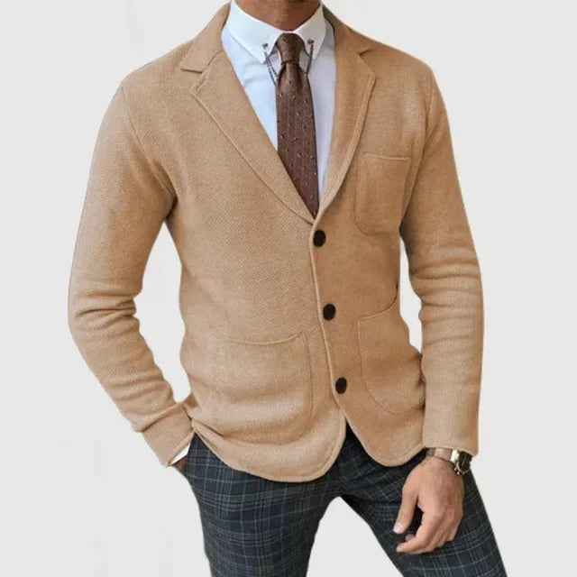 Knit Blazer for Men | Soft and Breathable for Smart Casual Style 0