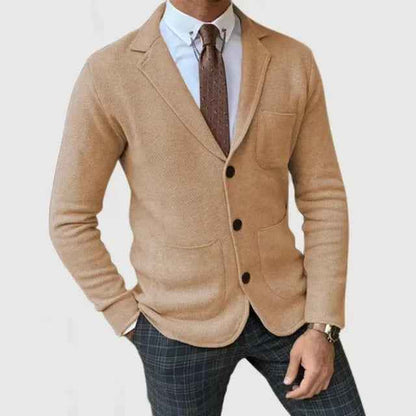 Knit Blazer for Men | Soft and Breathable for Smart Casual Style 0