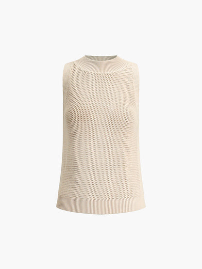 Knit Sleeveless Tank Top | Regular Fit with Slight Stretch for Comfort 8