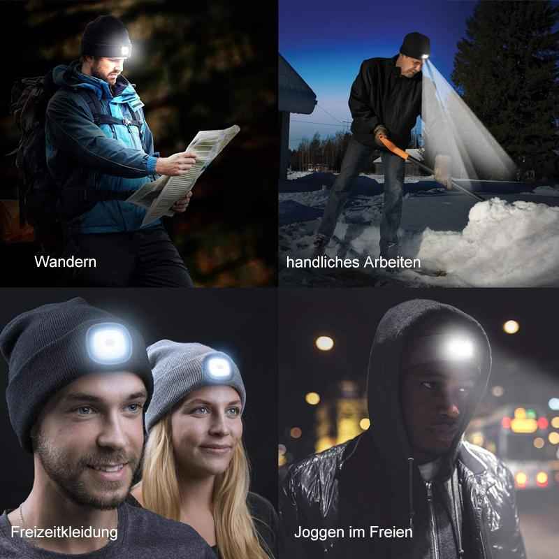 LED Beanie Hat | Rechargeable Light for Outdoor Activities 1