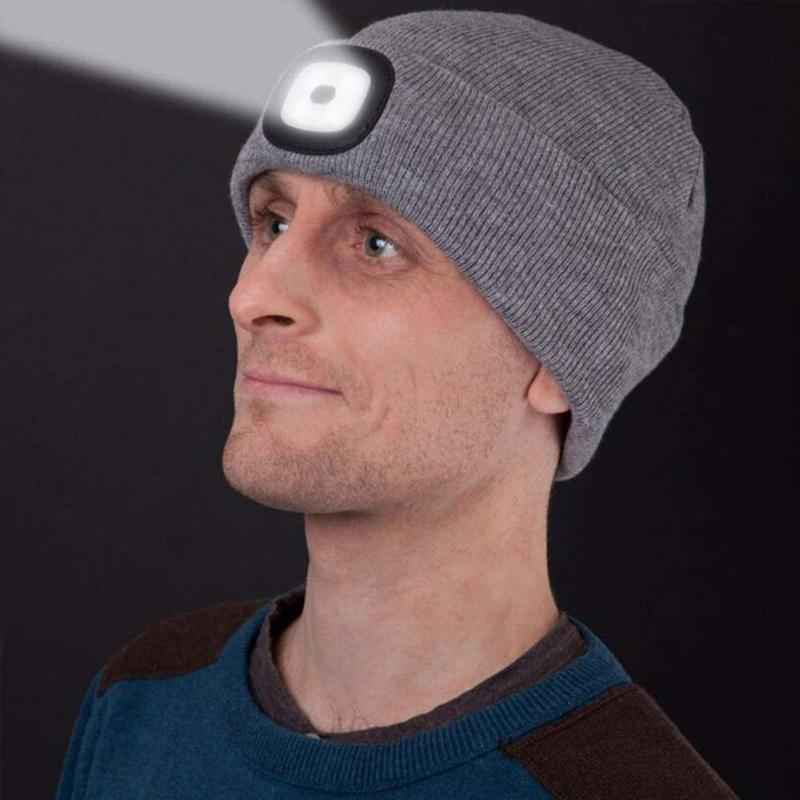 LED Beanie Hat | Rechargeable Light for Outdoor Activities 5