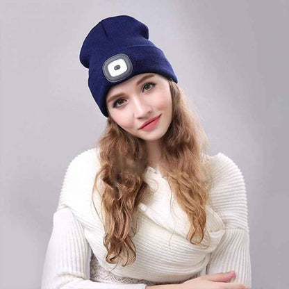 LED Beanie Hat | Rechargeable Light for Outdoor Activities 6