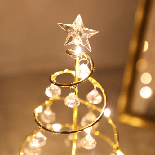 LED Christmas Tree Lamp | Spiral Design with Warm LED Glow for Indoors 1