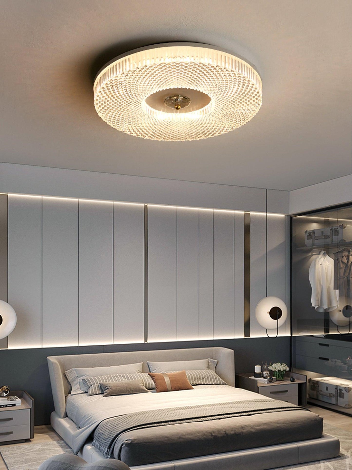 LED Flush Mount Ceiling Light | Dimmable with Acrylic Diffuser 7