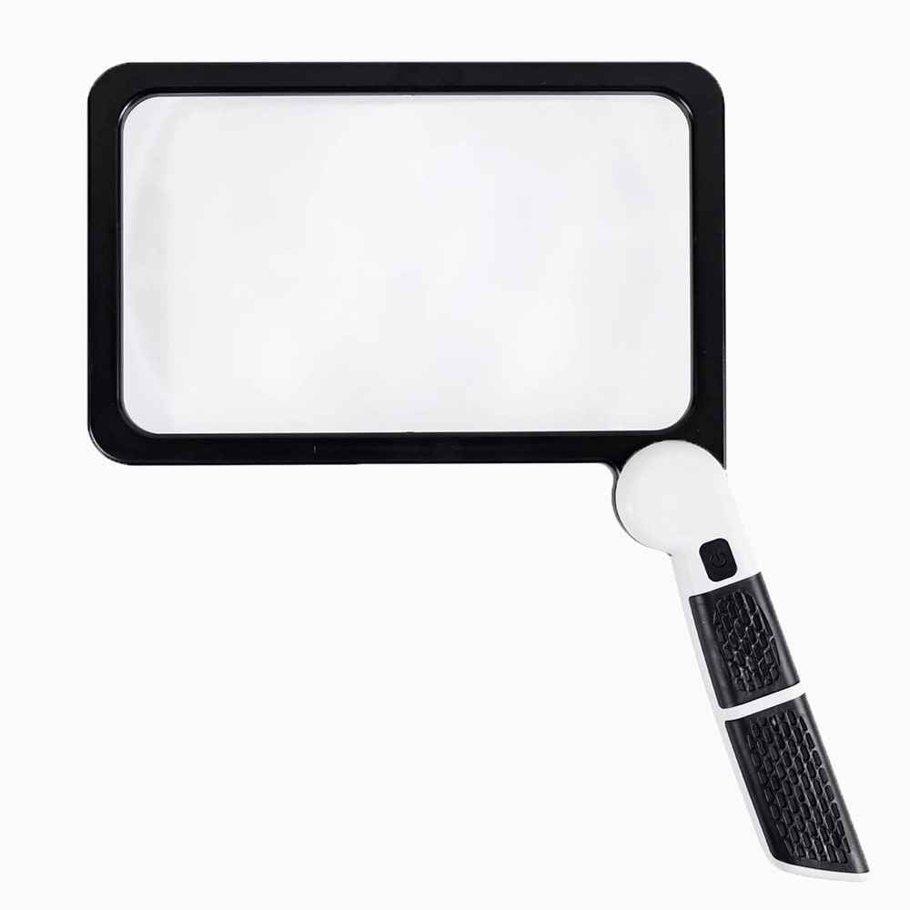 LED Handheld Magnifier | 5x Magnification with Adjustable Lighting 0