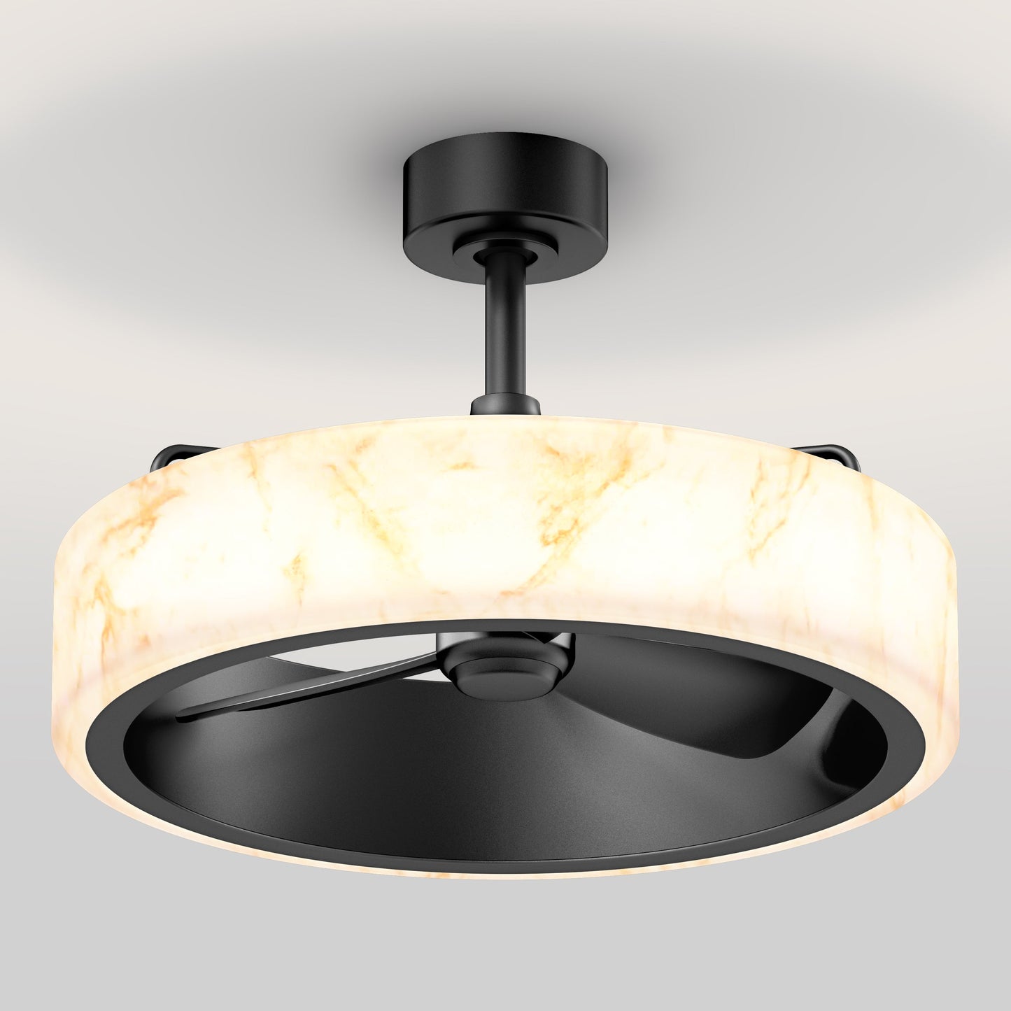 LED Modern Ceiling Fan | 23 in. with Remote Control & Dimmable Light 0