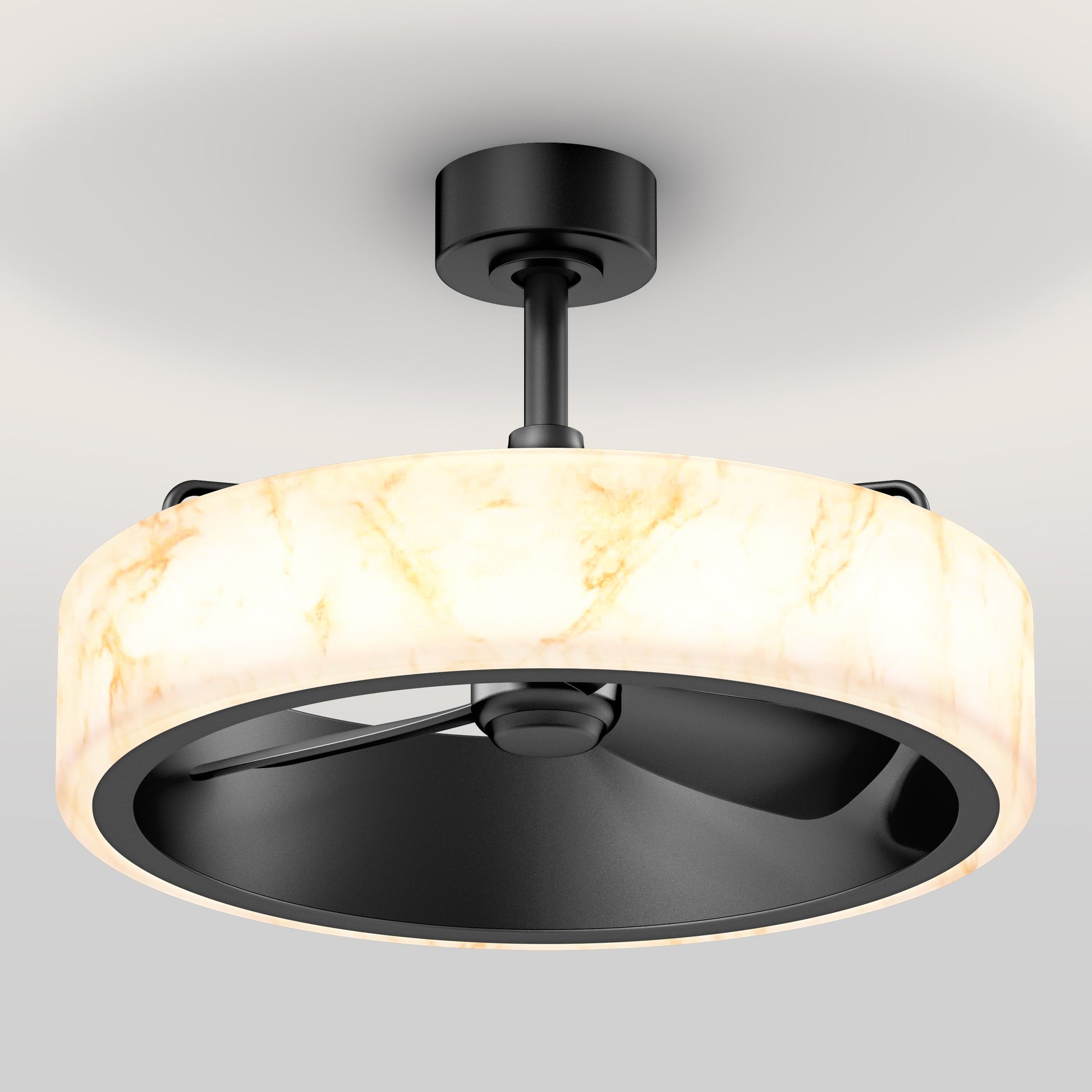 LED Modern Ceiling Fan | 23 in. with Remote Control & Dimmable Light 0