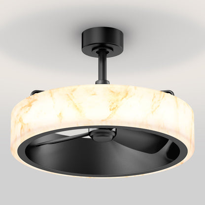 LED Modern Ceiling Fan | 23 in. with Remote Control & Dimmable Light 0