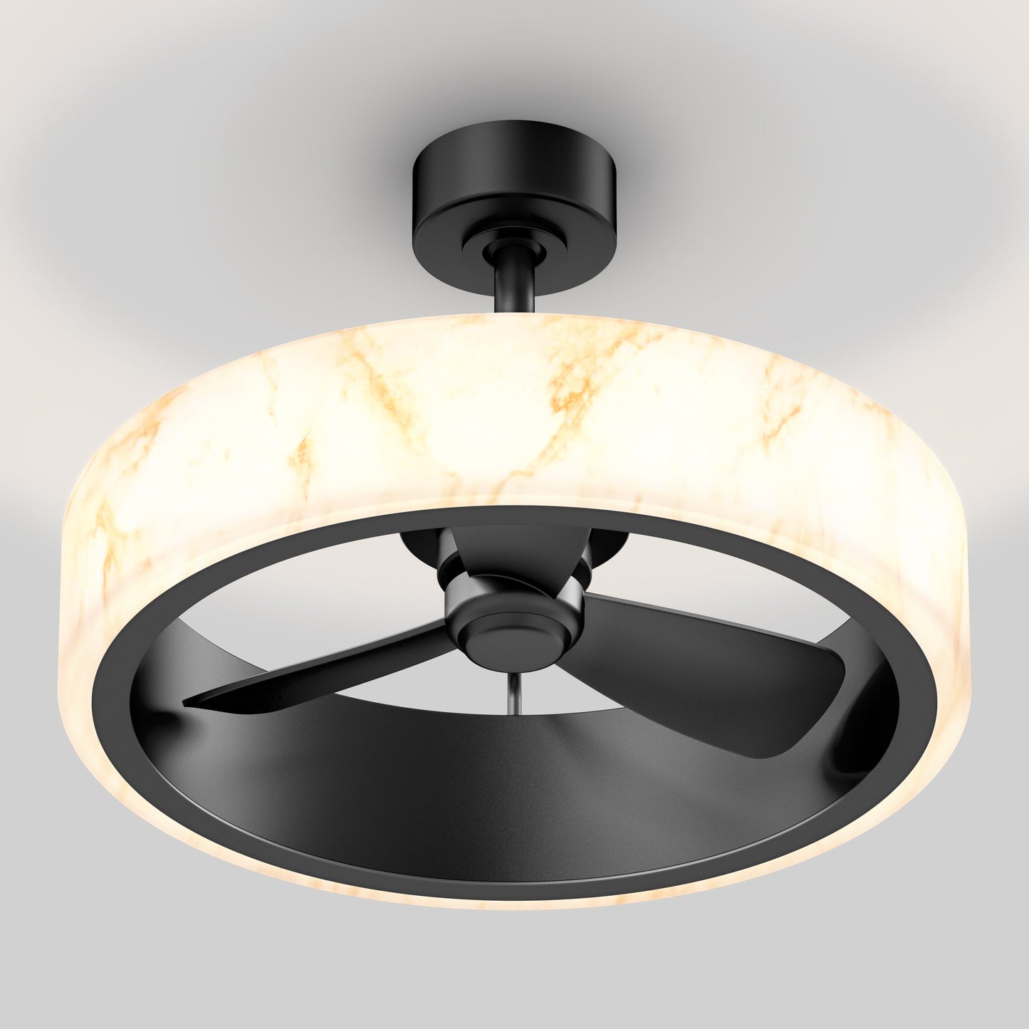 LED Modern Ceiling Fan | 23 in. with Remote Control & Dimmable Light 3