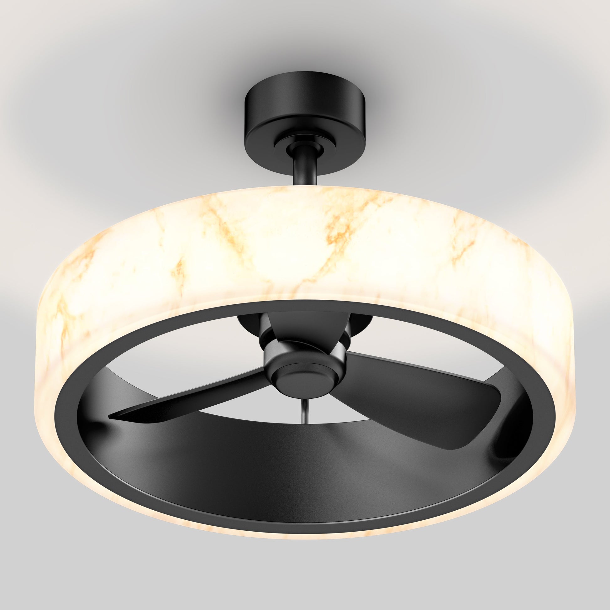 LED Modern Ceiling Fan | 23 in. with Remote Control & Dimmable Light 3