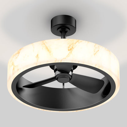 LED Modern Ceiling Fan | 23 in. with Remote Control & Dimmable Light 3