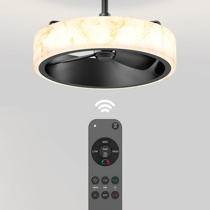LED Modern Ceiling Fan | 23 in. with Remote Control & Dimmable Light 5
