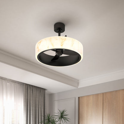 LED Modern Ceiling Fan | 23 in. with Remote Control & Dimmable Light 7