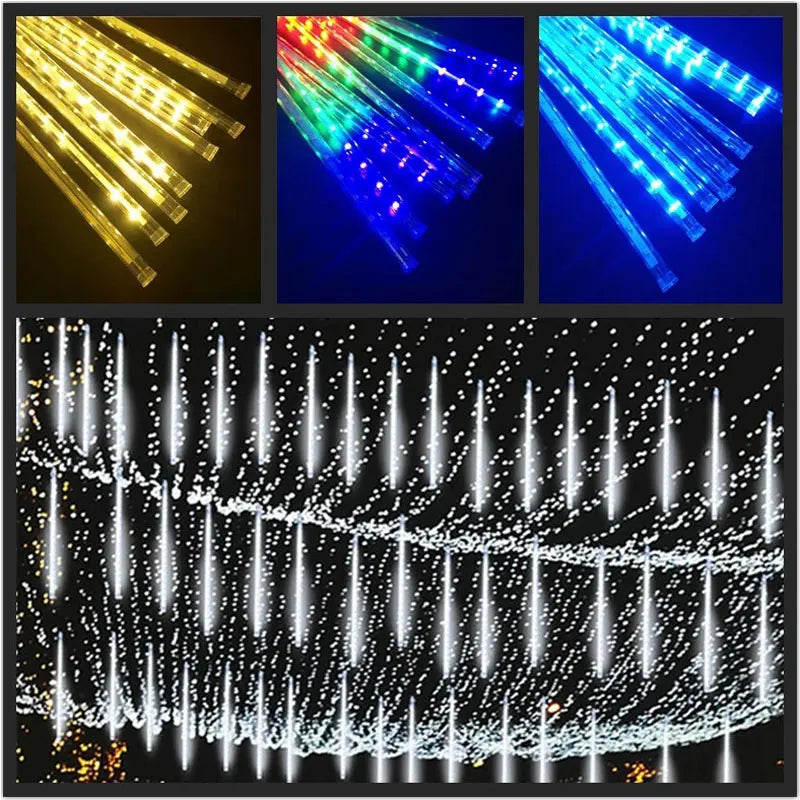 LED Shower Light | Meteor Shower Effect for Outdoor Decor 2