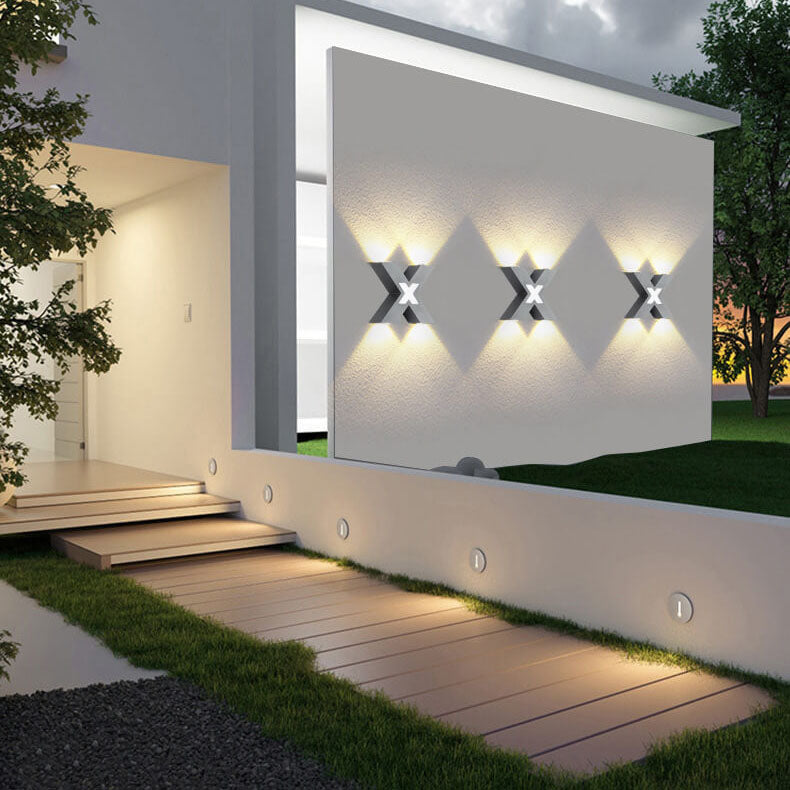 LED Wall Light | Waterproof X-Shape Design for Outdoor Spaces 10